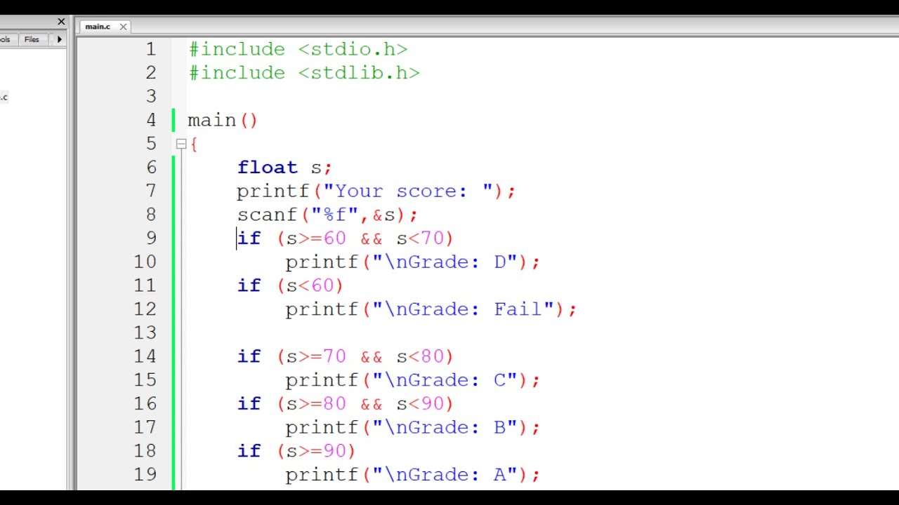 C Programming |Example on Conditional Statement