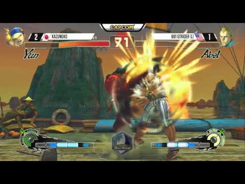 Kazunoko (Yun) vs 801 Strider (Abel) - CEO 2015 USF4 Grand Finals