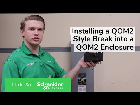 Installing a QOM2 Breaker into a QOM2 Enclosure