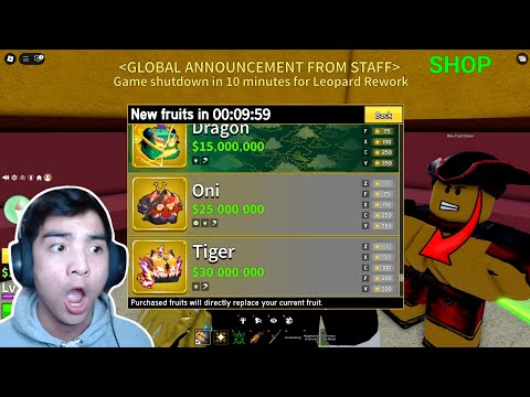 FINALLY.. Leopard Fruit REWORK UPDATE 27 in Blox Fruits..! ☠️