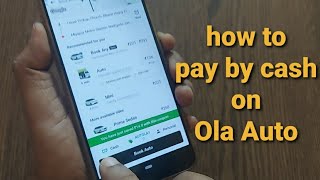how to pay by cash on Ola auto ride | #ola #olaauto #cod #viral #viralvideo