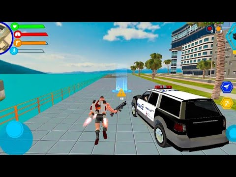 Spider Miami Gangster Hero - Flying Hero Rescue Games - Best Android Gameplay FHD