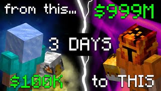 How I TRANSFORMED this profile in 3 days… (Hypixel Skyblock)