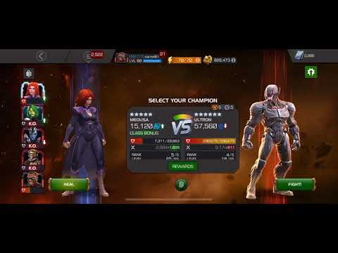 Act 6.1.2 Ultron boss solo with Medusa!!!