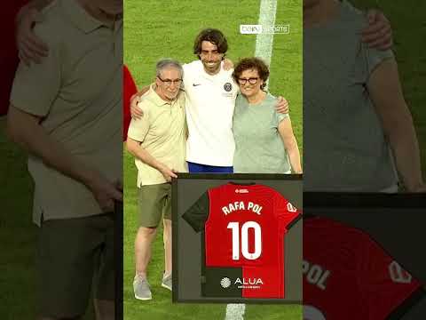 🥹❤️ Le bel hommage de Majorque à Rafel Pol avant le match contre le PSG !