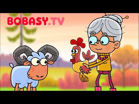 Miała Baba Koguta - Piosenki Dla Dzieci - Bobasy TV - N
