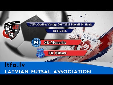 SK Monarhs - FK Nikars [LTFA Optibet Virslīga 2017/18 Highlights]