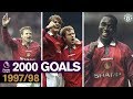 Manchester United 2000 PL Goals | 1997-98 | Sheringham, Cole, Scholes