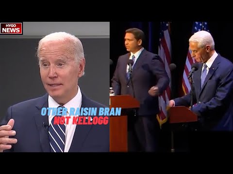 Biden: buy "other Raisin Bran" your fault to buy Kellogg; Ron DeSantis & Dem Opponent debate