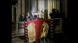 Madonna - Filmagens de "Evita" no balcão da Casa Rosada na Argentina (Jornal da Cultura, 12/03/1996)