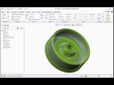 E2 CREO Parametric 2 0   Basic Modeling 2