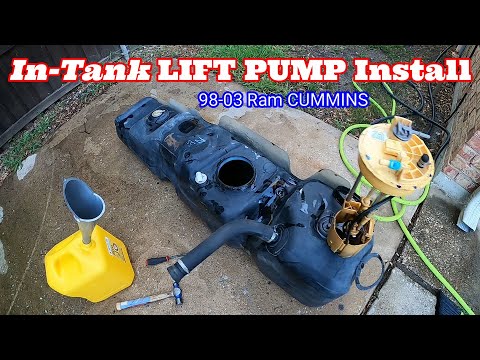 In-Tank Lift Pump Install | '03 Ram 2500 CUMMINS