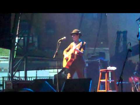 Langhorne Slim sings "Lord" at Charlottesville Pavilion 9-16-11
