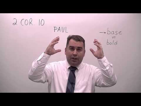 2 Corinthians 10:1 to 4