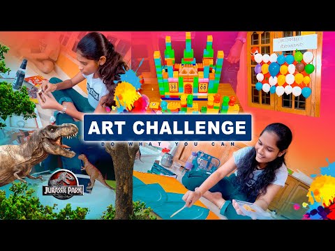 കലാകാരന്മാർ 🤣 Art challenge ✂️ Chattambees