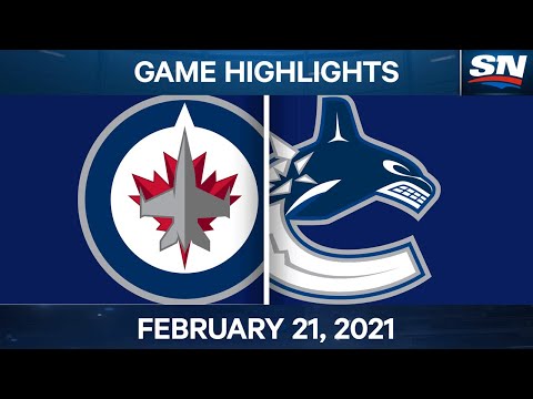 NHL Game Highlights | Jets vs. Canucks - Feb. 21, 2021