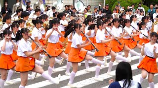 京都橘高等学校吹奏楽部 関西ローズEXPO2025 パレード＆ミニステージドリル @万博記念公園 250525