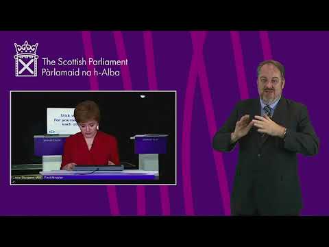 First Minister Statement: COVID-19 (Virtual) - BSL - 15 October 2020