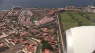 preview picture of video 'Ryanair Boeing737-800 EI-DPJ Cabin View Landing in Tenerife South Full HD-'