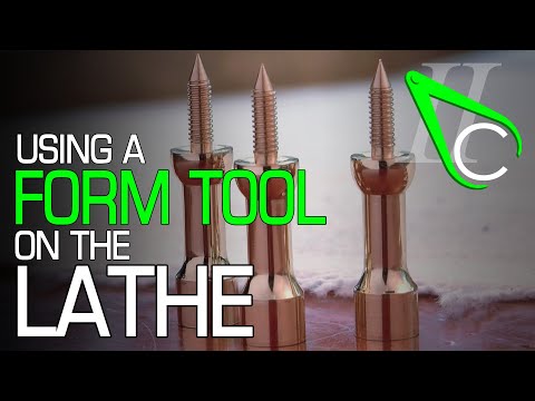 Using A Form Tool On The Lathe