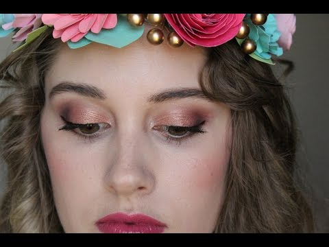 Rose Gold Spring Makeup Tutorial || My Birthday Tutorial 2016