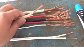 Que cables se utilizan en la instalacion electrica de una casa