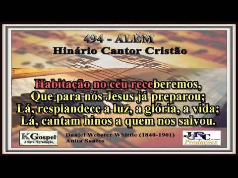 Cantor Cristão - 494 - ALÉM Cantor Cristão Versão Piano Karaokê - playback