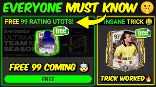 99 OVR UTOTS Player, UTOTS Chapter🔥, Trick To Get 97-99 Player - 0 to 100 OVR as F2P [Ep32]