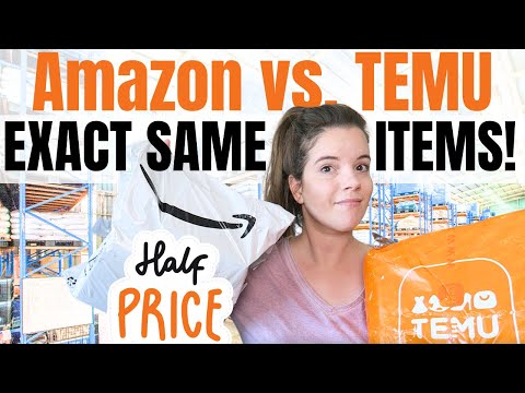 SAME EXACT ITEMS 1/2 THE PRICE PROOF | TEMU VS. AMAZON | LET ME PROVE IT | REAL PRICES & PROOF