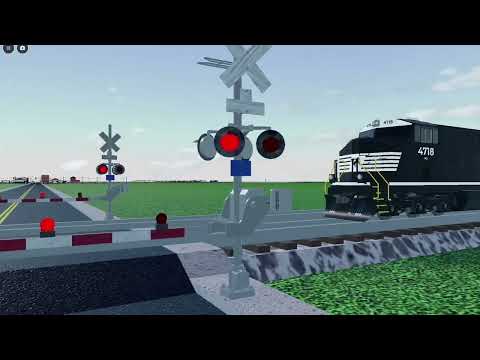 NS mixed freights flying through!