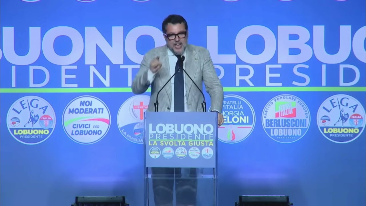 SALVINI: "RISCHIO 6 ANNI SE CANCELLANO L'ASSOLUZIONE DEL TRIBUNALE DI PALERMO"