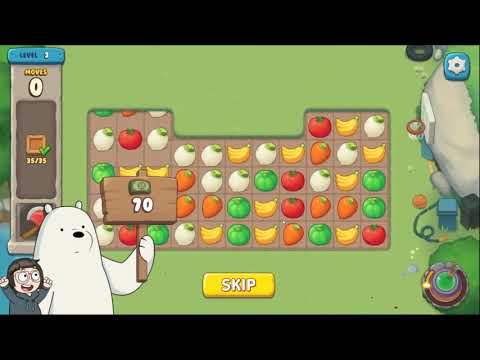 We Bare Bears match3 repairs levels 1 -5