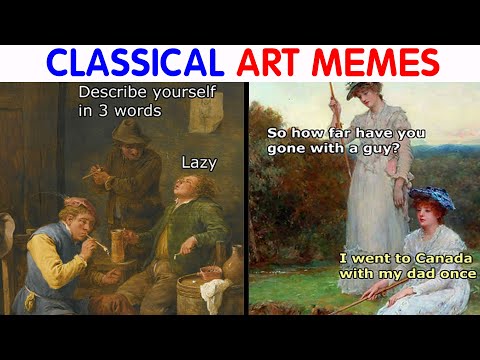 Hilarious Classical Art Memes That Deserve A Museum Of Their Own|| video compilation #60