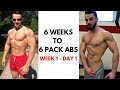 6 Pack Abs Workout At Home | 6 Weeks To 6 Pack Abs (Day 1)
