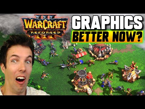 Are Reforged Graphics Good Yet? - In Full 4v4 Glory - WC3 - Grubby