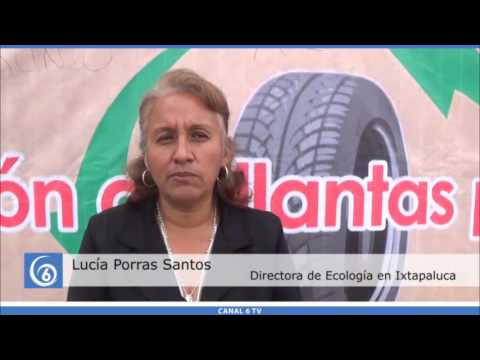 Realizan campaña de reciclaje de llantas en el Casco de San Buenaventura