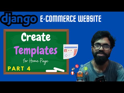 Create Homepage Template of Our eCommerce Website | Part 4.1 Django eCommerce