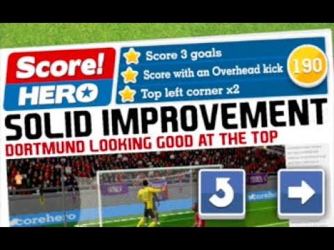 Score Hero Level 190 (3 Stars) Walkthrough - Bayern Munchen vs Borussia Dortmund