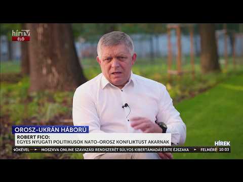 Fico szerint a legveszélyesebb pillanat az, amikor egy incidensből politikai ürügy lesz- HírTV