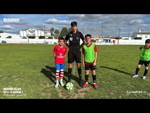 ALEVÍN J19ª 22/23 🎥RESUMEN ATLETICO PUEBLONUEVO 4 - CD GUADIANA 4 (14 Abril 2023)