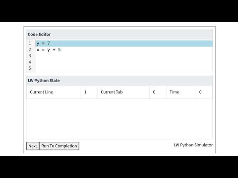 Python Intro 8 Assignment Statements Example