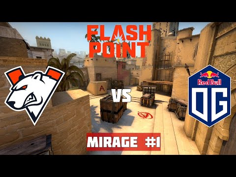 ГРАНД-ФИНАЛ. VIRTUS.PRO vs OG. MAP-1 MIRAGE. BO3. FLASHPOINT SEASON 2