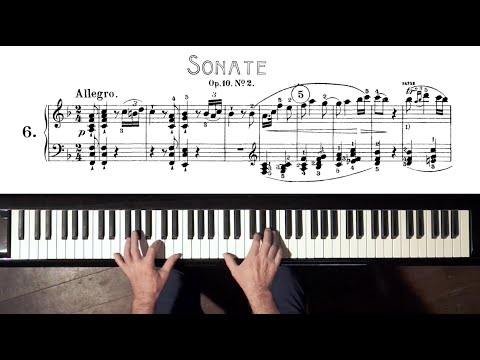 Beethoven Sonata No.6 - Paul Barton, FEURICH piano