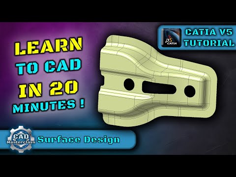Do THIS And Learn CAD in 20 Minutes | CATIA V5 Tutorial