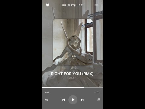 URLIST - Right for You (rmx) (Official Audio)