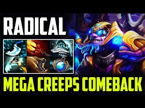 Radical Tinker - Epic Mega Creep Comeback & Fast Hand Patch 7.16 Dota 2
