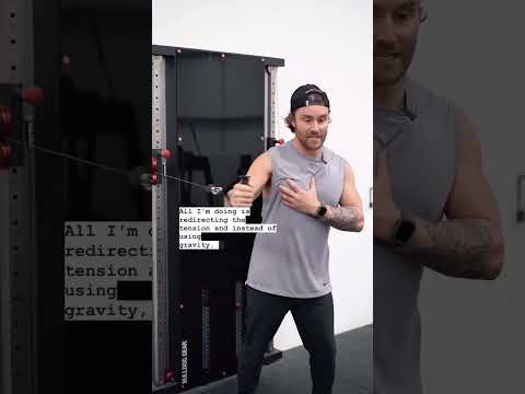 The only Cable Pulley Machine that takes up less floor space than a Kettlebell!