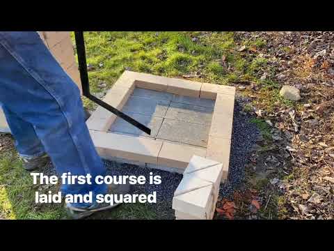 Building a Raku Kiln.  Constructing the Fire Box.