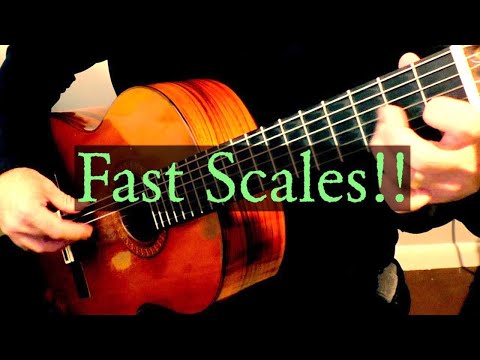 How to Practice Fast Scales - One Minute Lesson - Fingerstyle Guitar