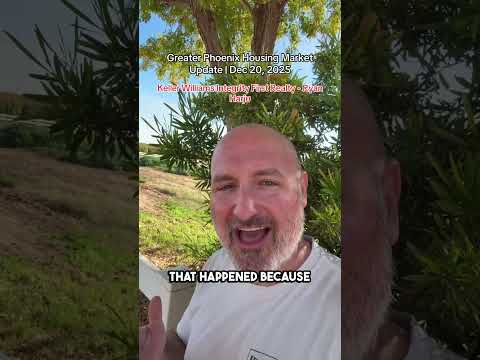Greater Phoenix Housing Market Update | Dec 20, 2025